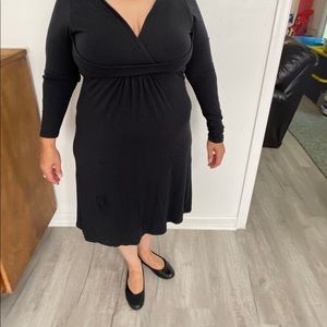 Black long sleeve dress